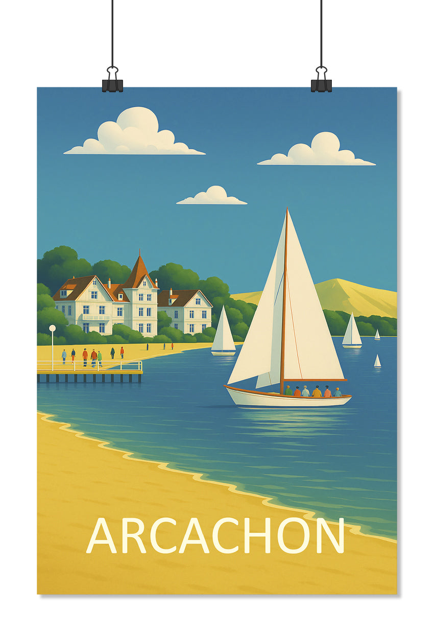 Affiche Arcachon