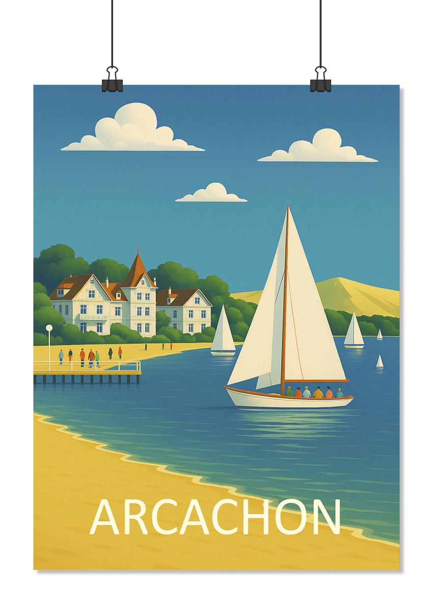 Affiche Arcachon