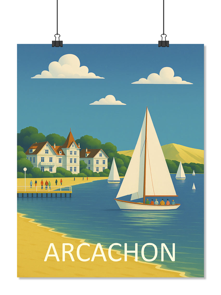 Affiche Arcachon