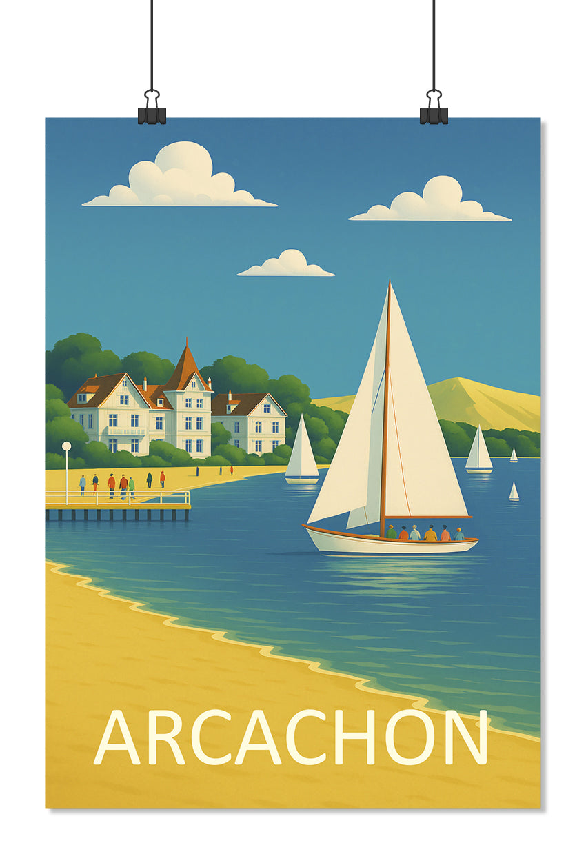 Affiche Arcachon