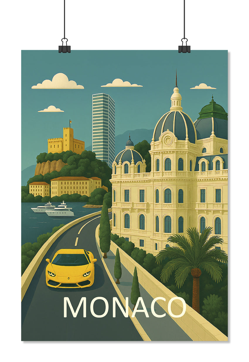Affiche Monaco