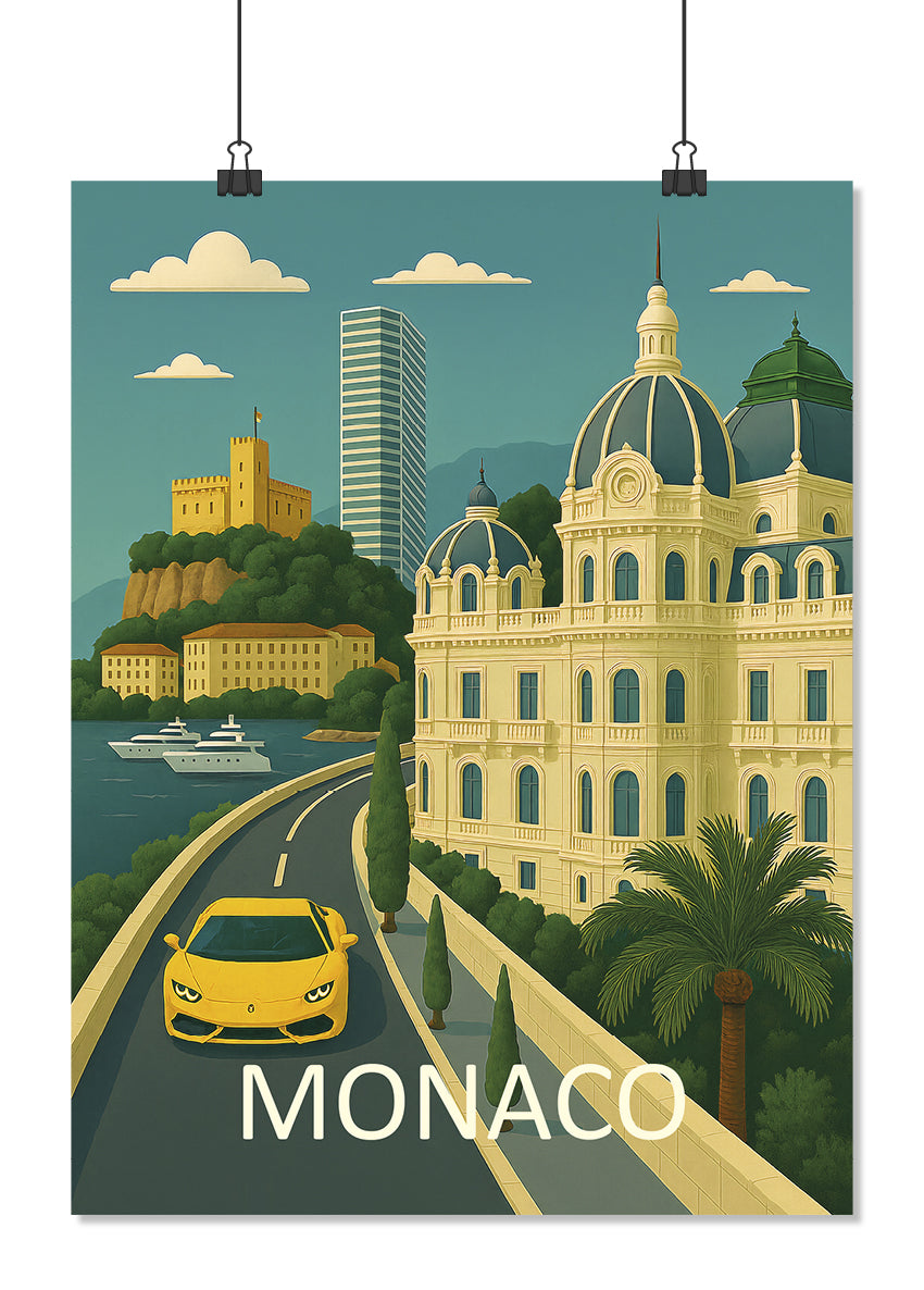 Affiche Monaco