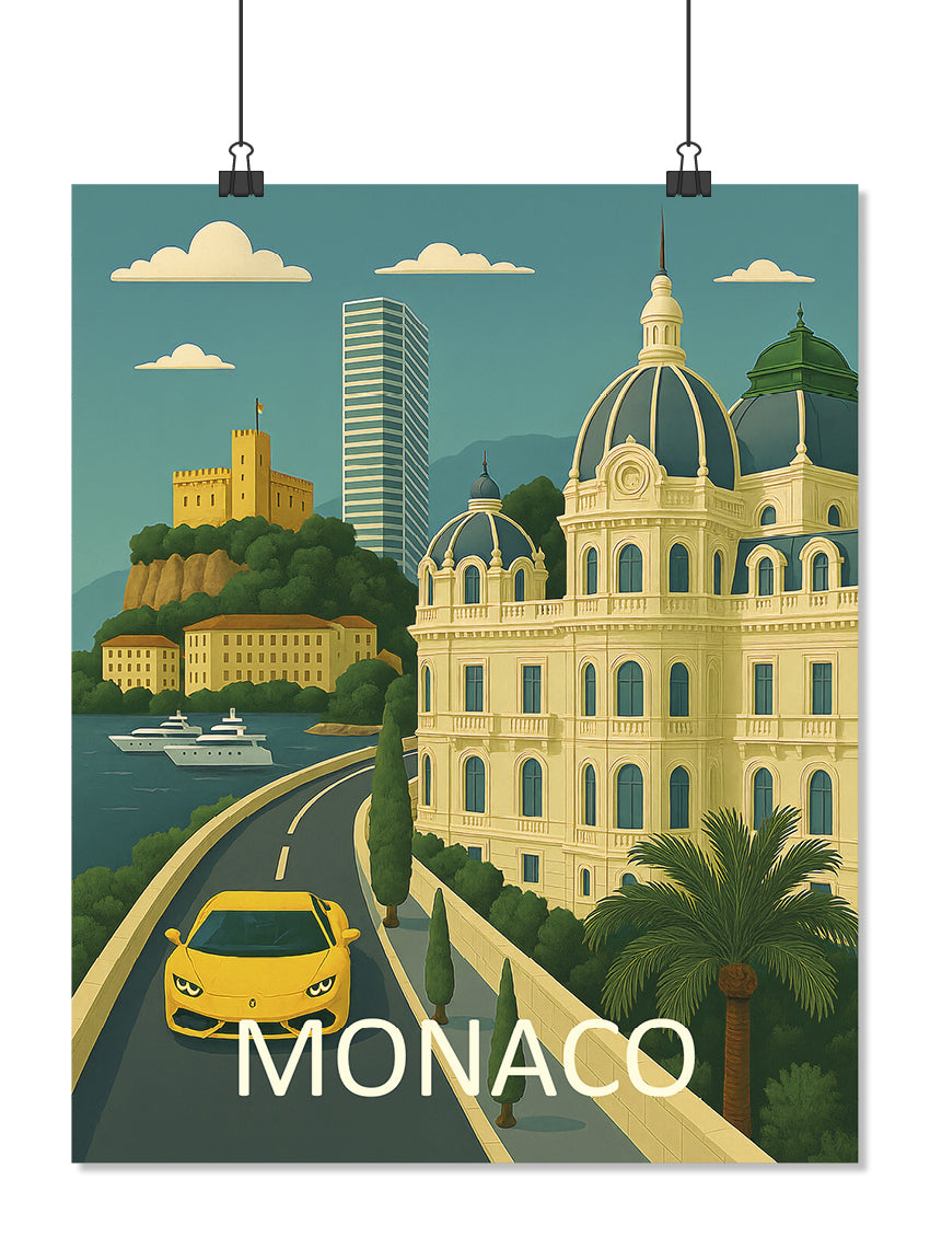 Affiche Monaco