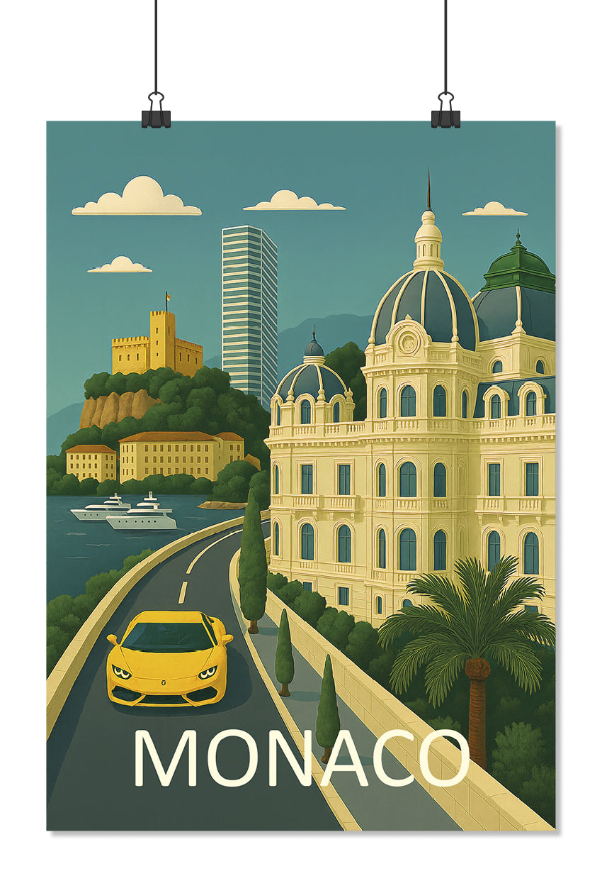 Affiche Monaco