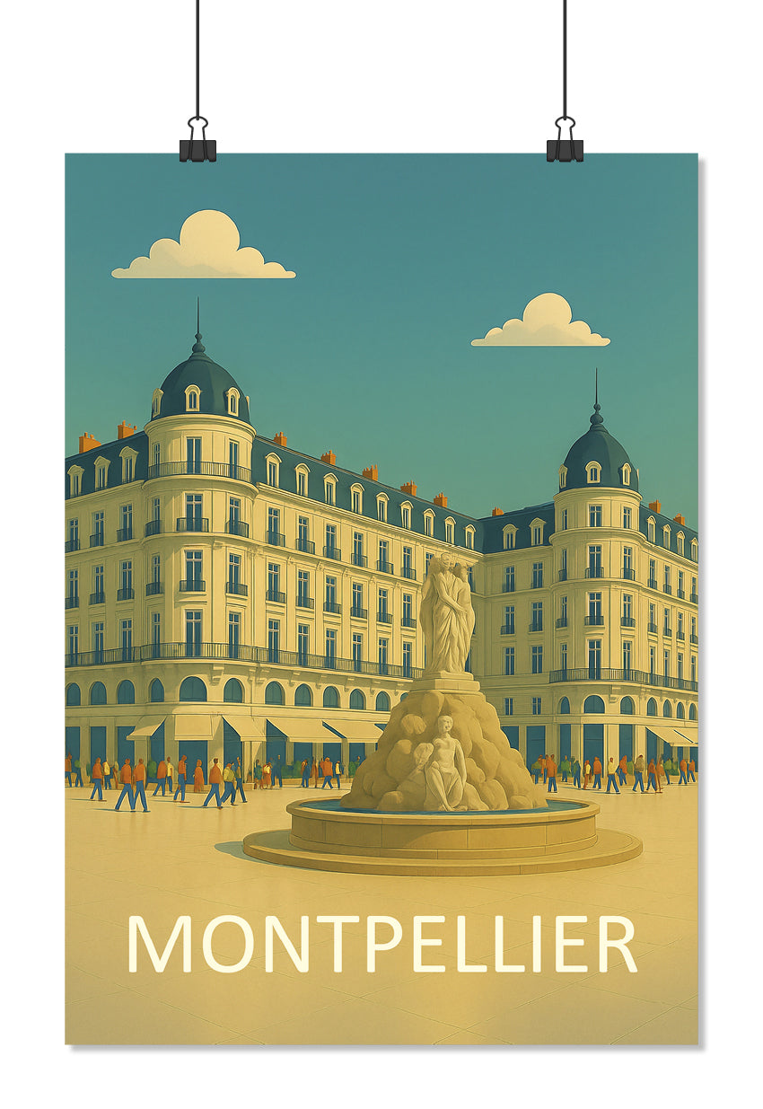 Affiche Montpellier