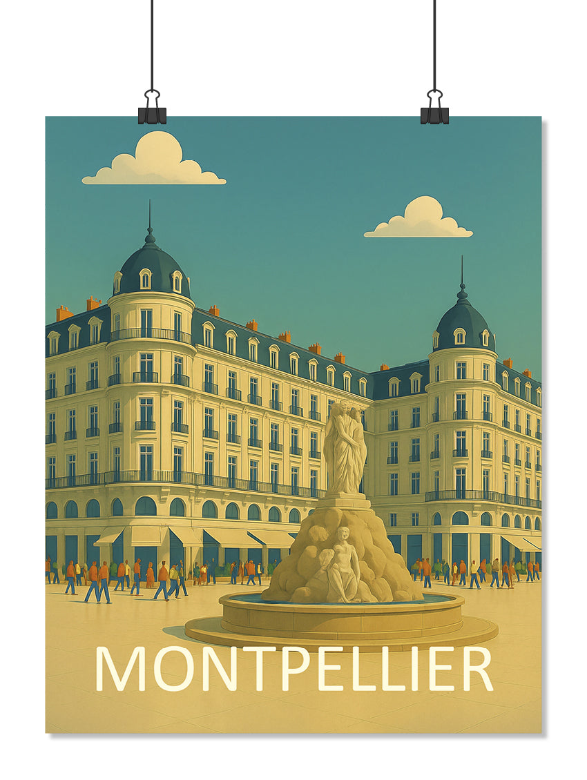 Affiche Montpellier