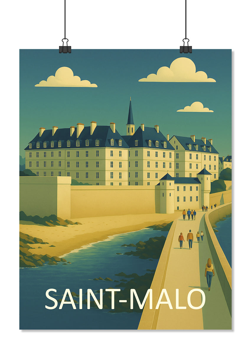 Affiche Saint-Malo