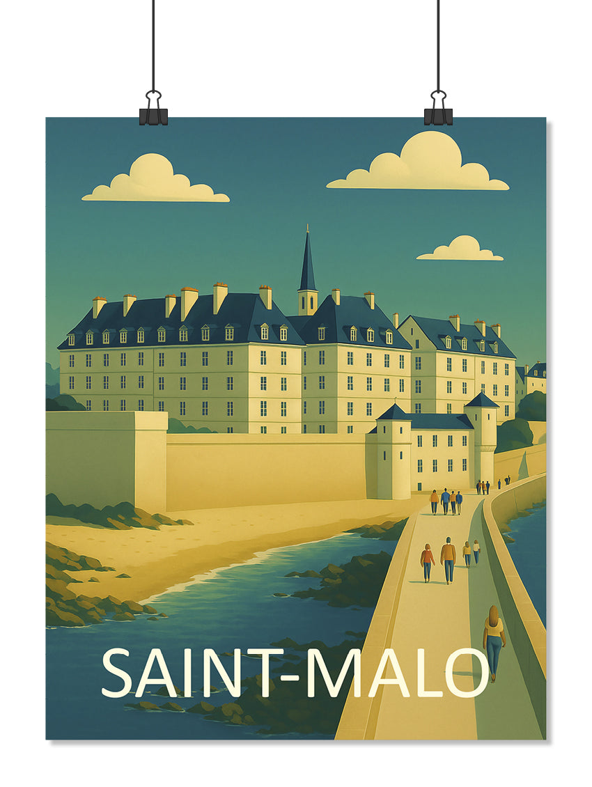Affiche Saint-Malo