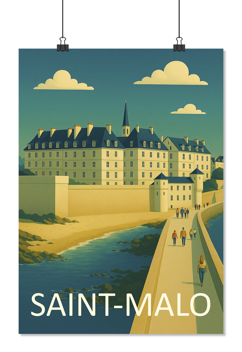 Affiche Saint-Malo