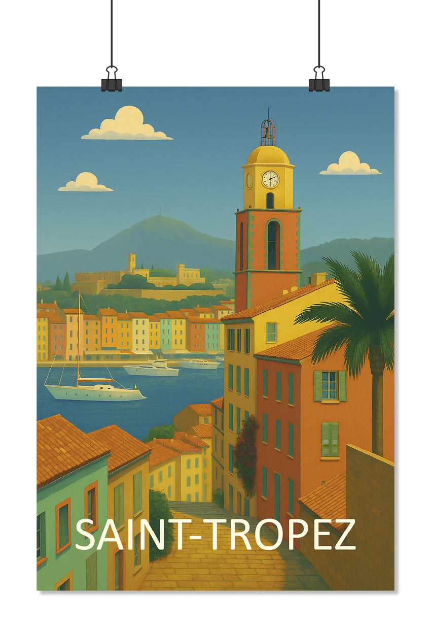 Affiche Saint-Tropez