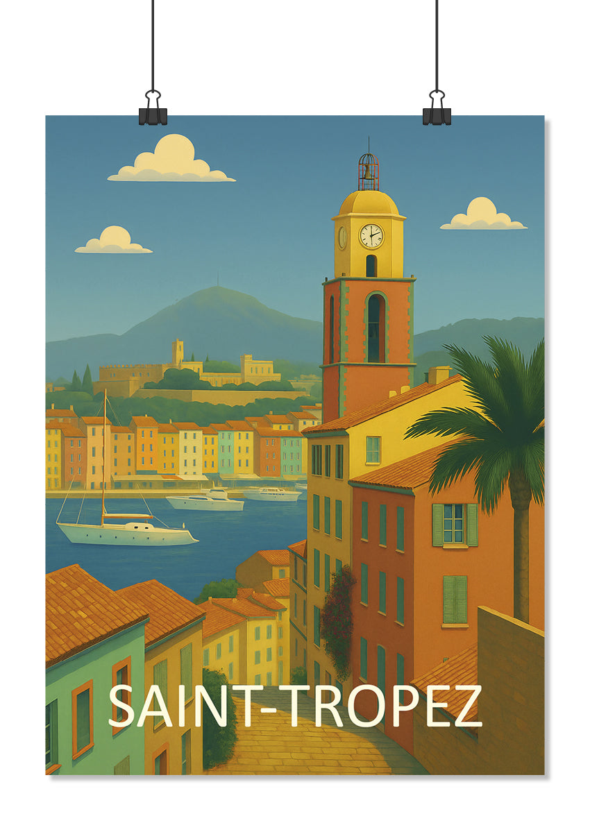 Affiche Saint-Tropez