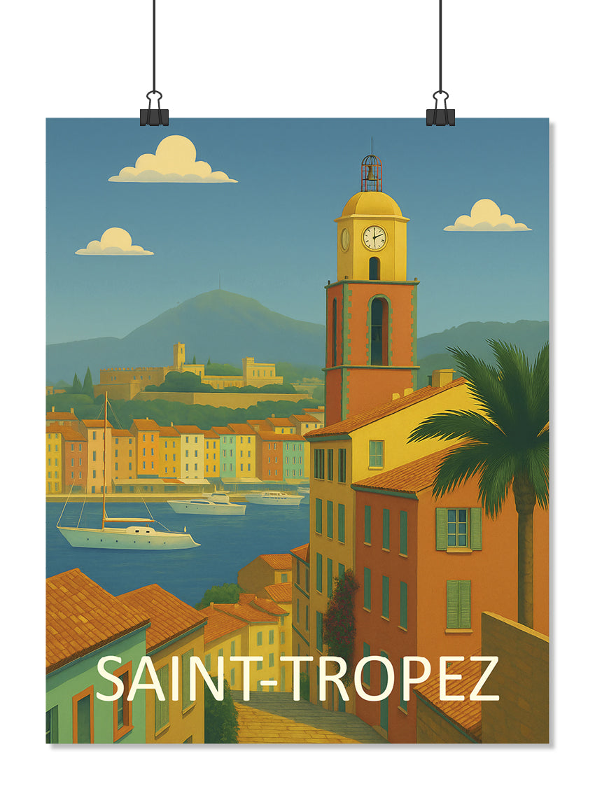 Affiche Saint-Tropez