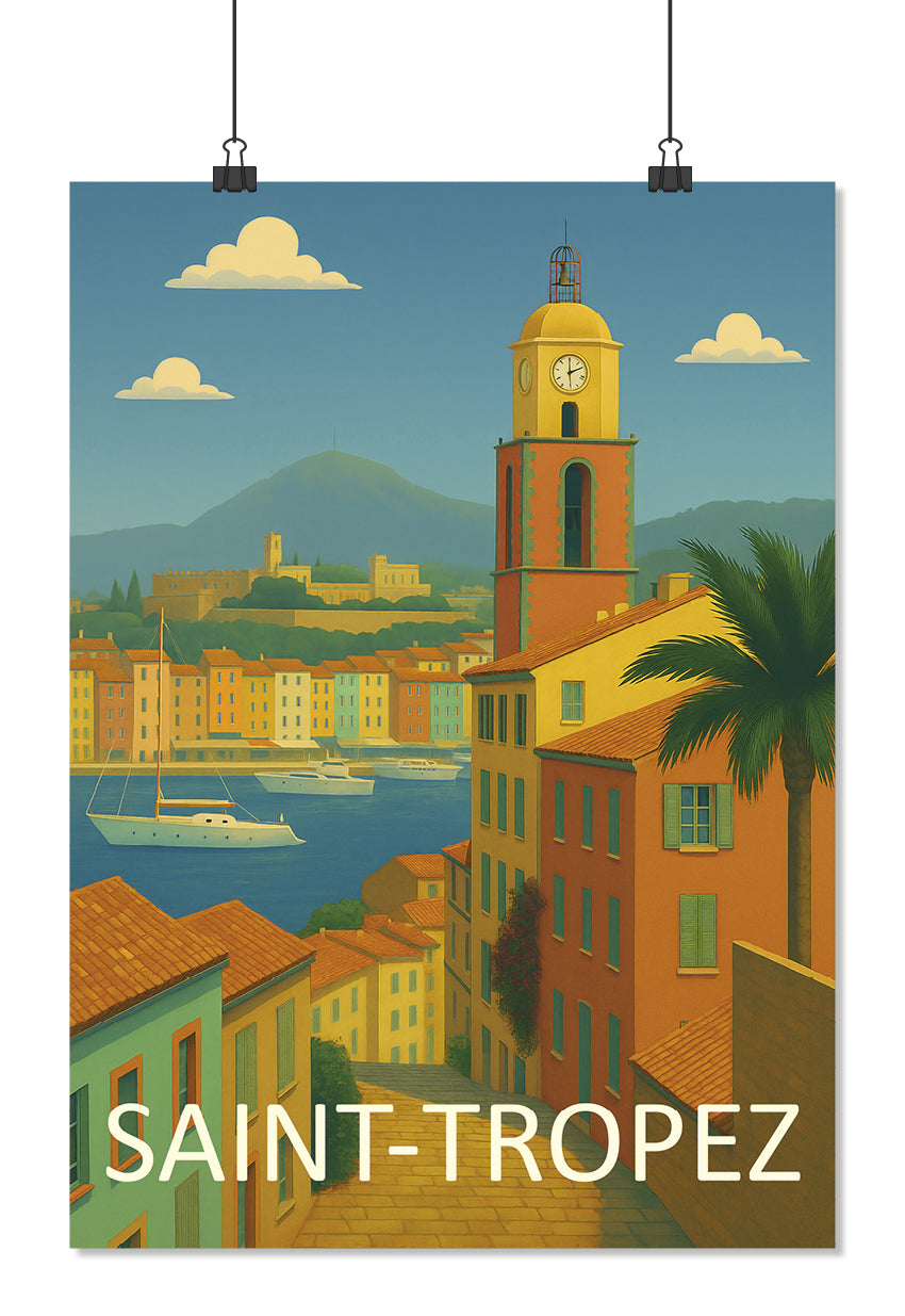 Affiche Saint-Tropez