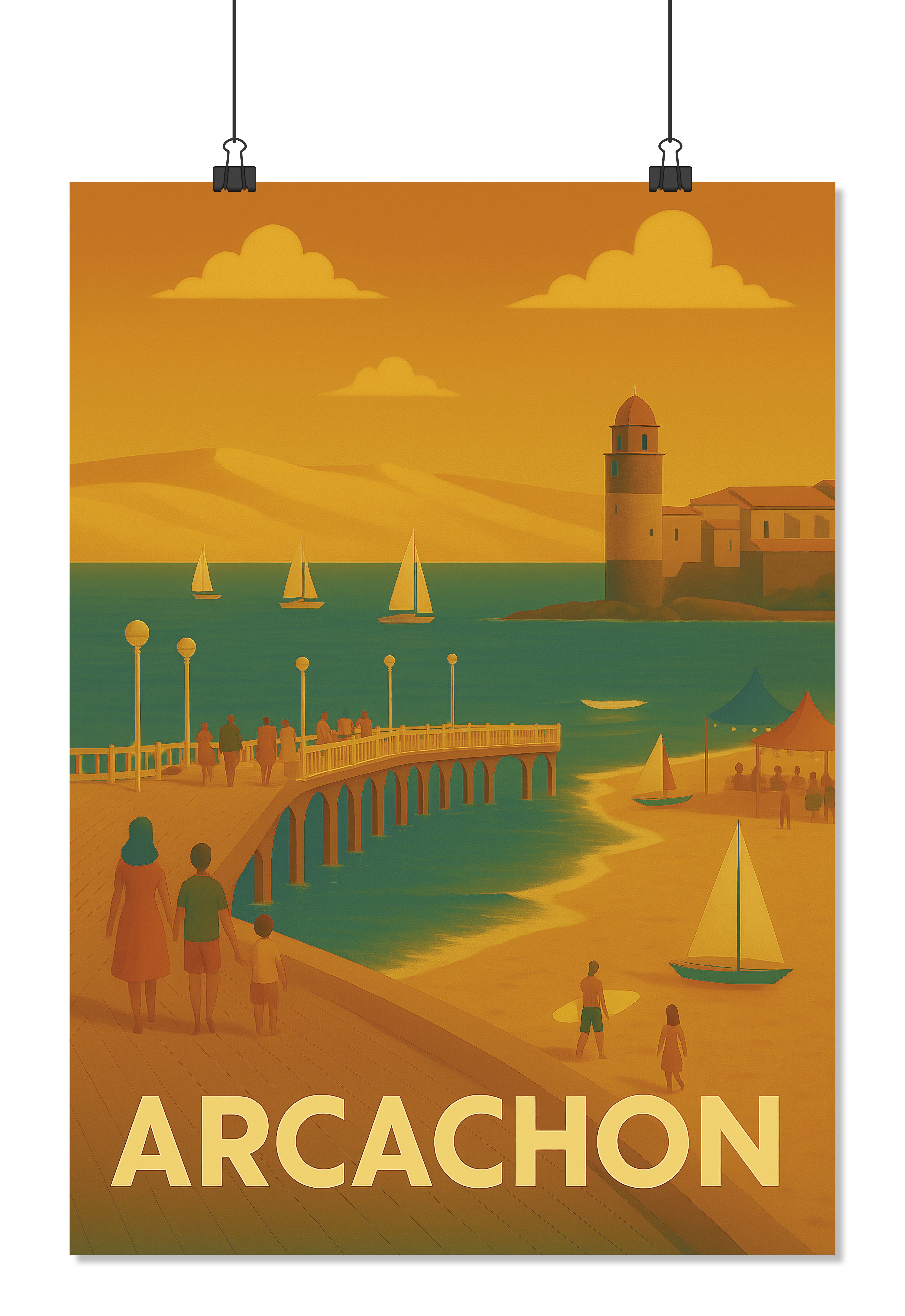 Affiche Arcachon
