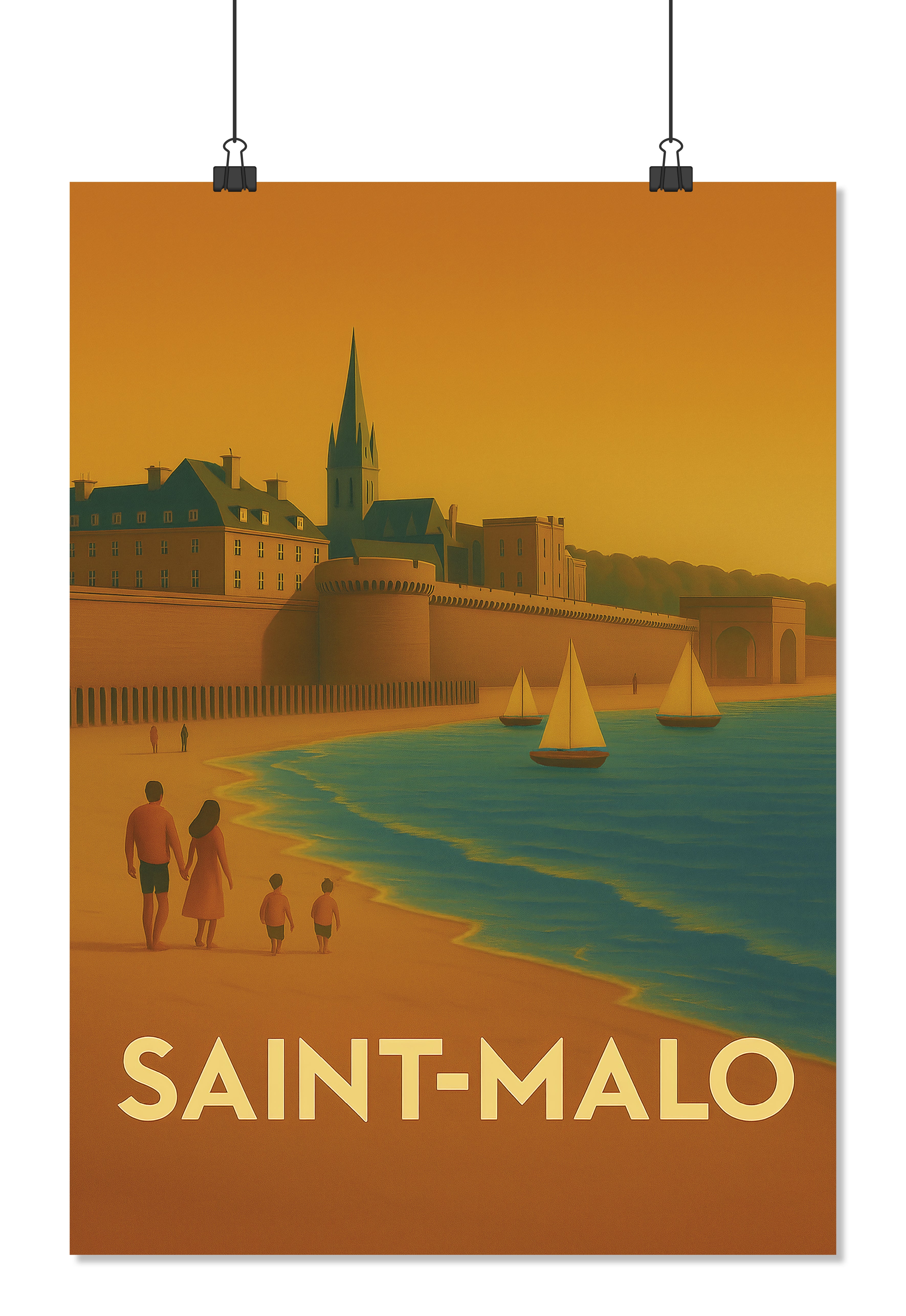 Affiche Saint-Malo