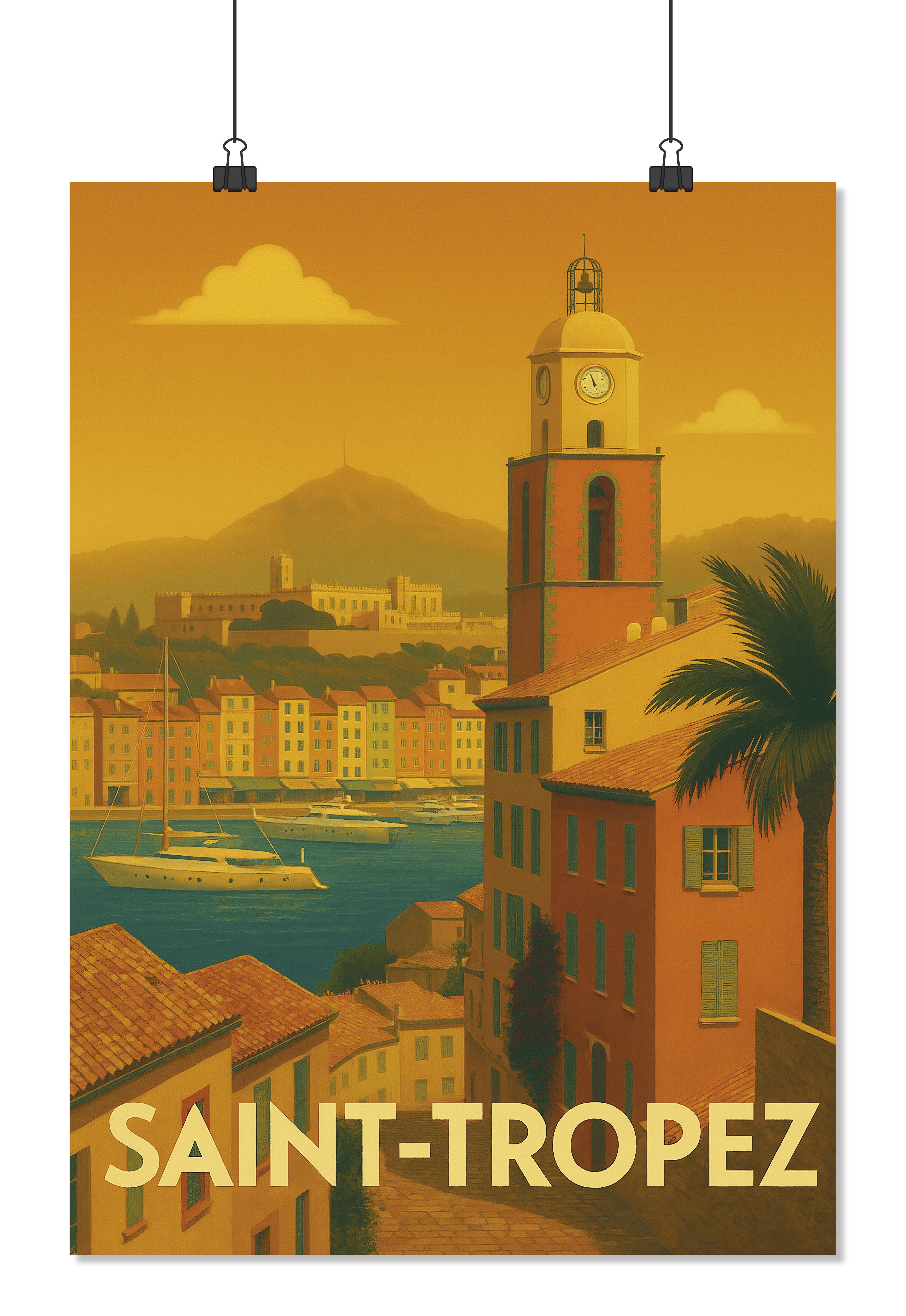 Affiche Saint-Tropez
