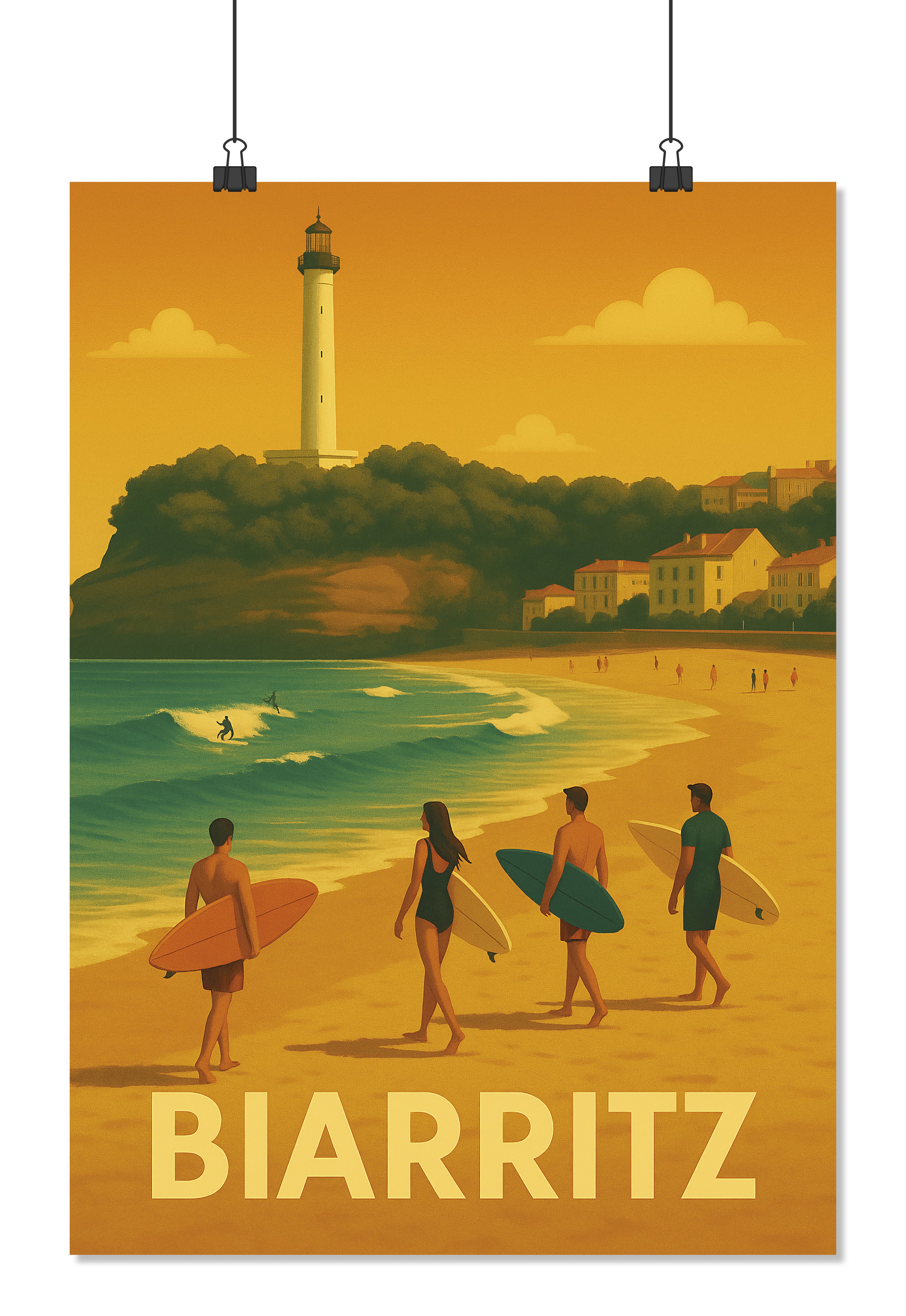 Affiche Biarritz