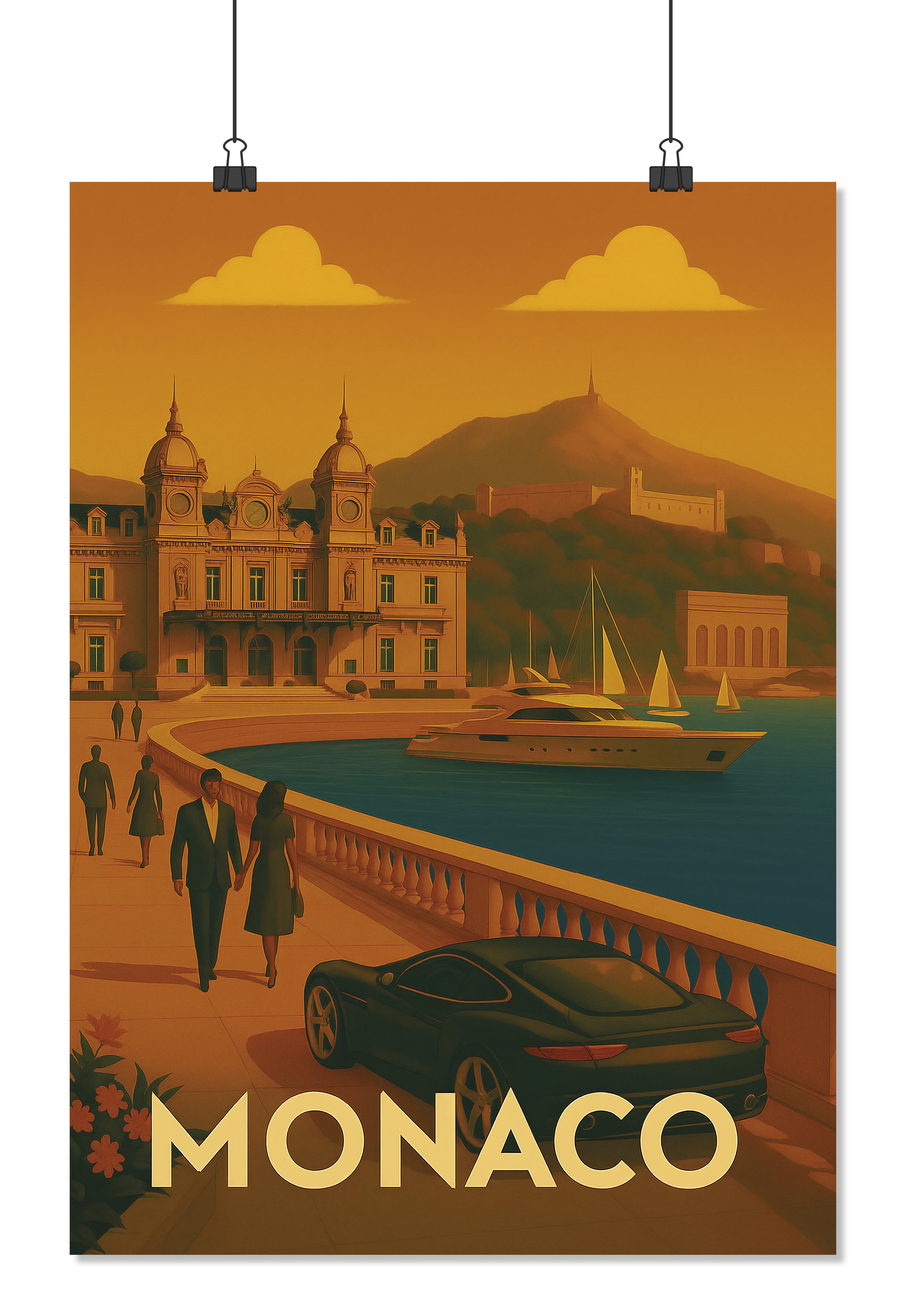 Affiche Monaco